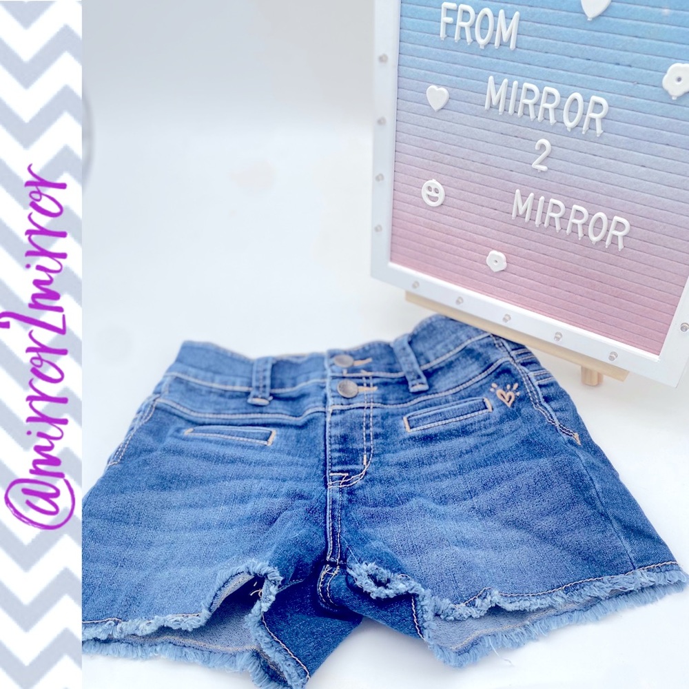 Justice girls jean shorts